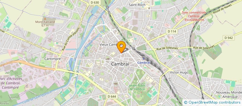 localisation de l'entreprise CASA PRESTO à CAMBRAI