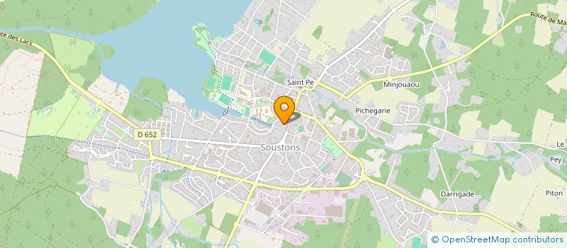 localisation de l'entreprise CASA PRIMEURS  SOUSTONS