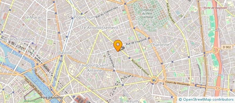 localisation de l'entreprise CASA PROP  PARIS