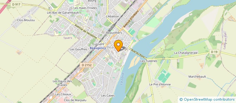 localisation de l'entreprise CASA QUATTRO à BEAUGENCY