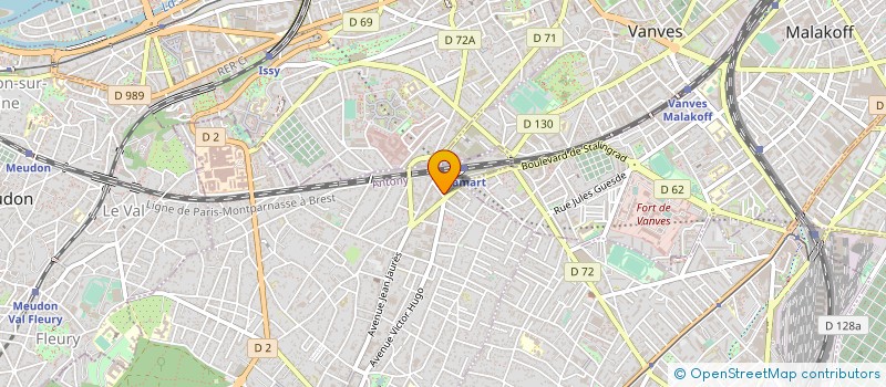 localisation de l'entreprise CASA RENOV' à CLAMART
