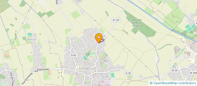 localisation de l'entreprise CASA RENOV à GONDECOURT