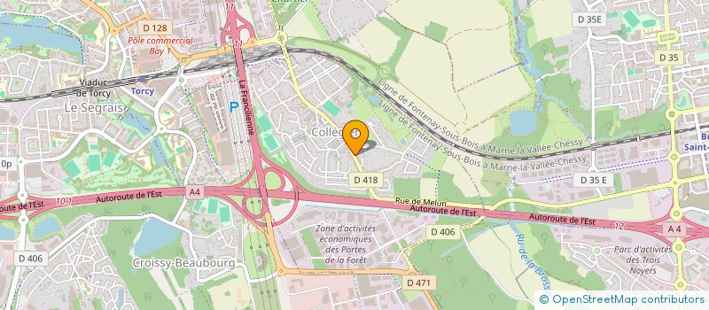 localisation de l'entreprise CASA RENOV  COLLEGIEN