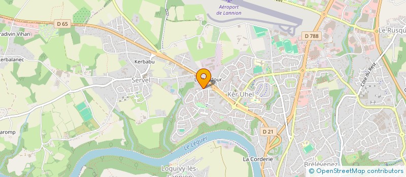 localisation de l'entreprise CASA RENOV  LANNION