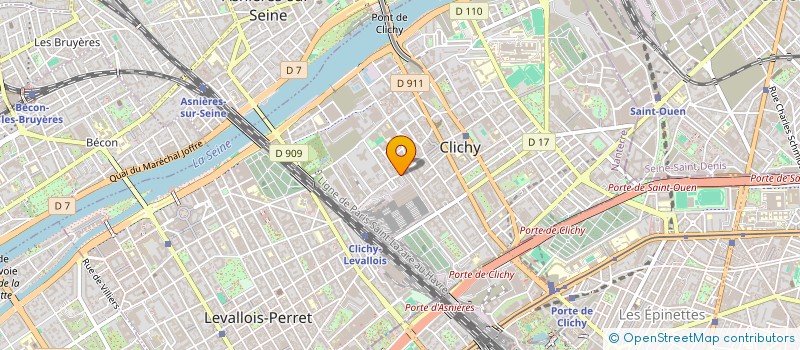 localisation de l'entreprise CASA RENOVE à CLICHY