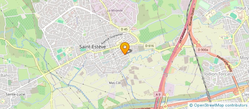 localisation de l'entreprise CASA RENT  SAINT-ESTEVE