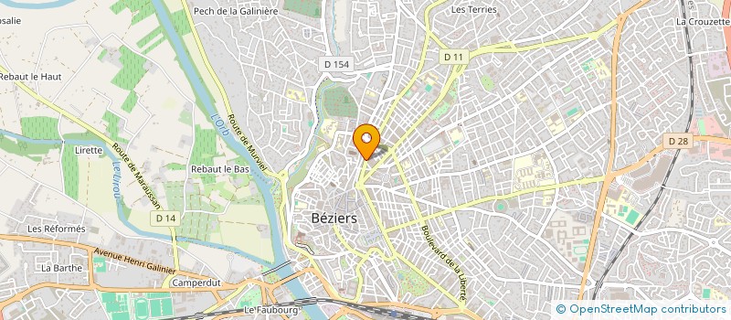 localisation de l'entreprise CASA RESTO à BEZIERS