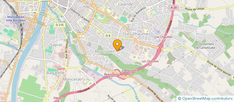 localisation de l'entreprise CASA REVOL  MONTAUBAN