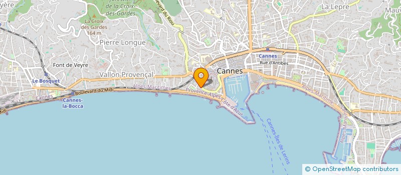 localisation de l'entreprise CASA RHEA à CANNES