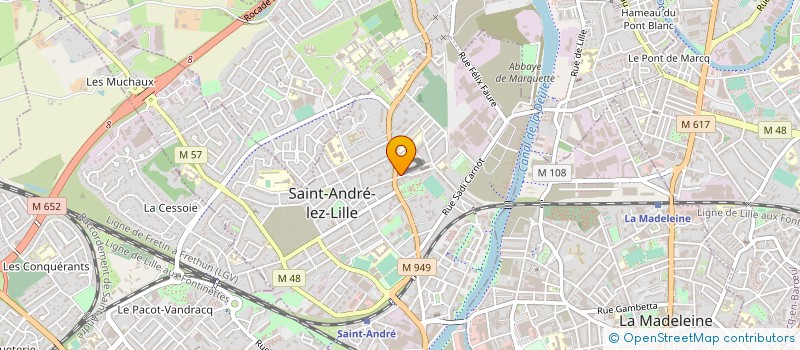 localisation de l'entreprise CASA ROLO à SAINT-ANDRE-LEZ-LILLE