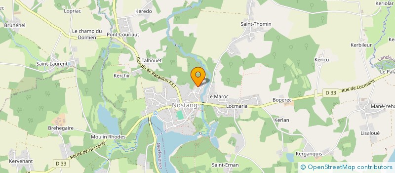 localisation de l'entreprise CASA ROSALIE  NOSTANG