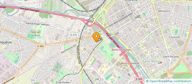 localisation de l'entreprise CASA S  REIMS