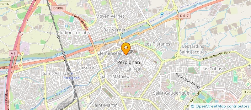 localisation de l'entreprise CASA SANSA  PERPIGNAN