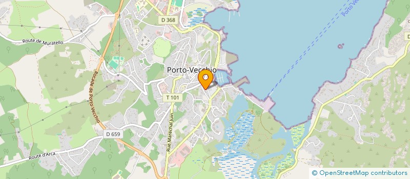 localisation de l'entreprise CASA SANTINI PORTO VECCHIO à PORTO-VECCHIO