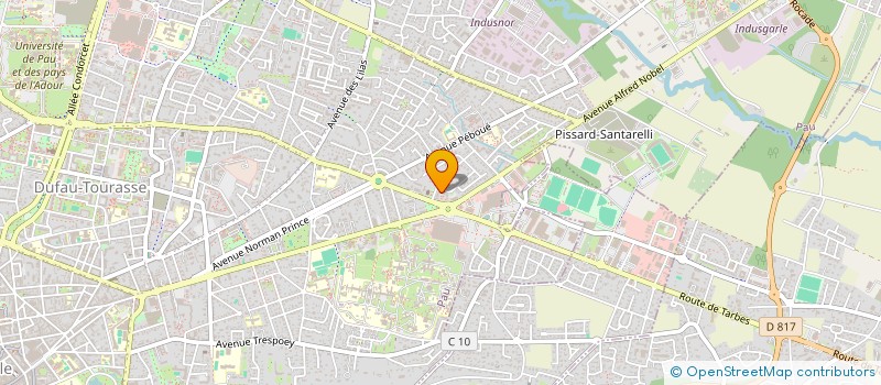 localisation de l'entreprise CASA SONKOY  PAU