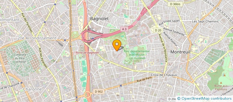 localisation de l'entreprise CASA TEREZE à BAGNOLET