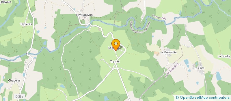 localisation de l'entreprise CASA TERRA NOSTRA à MAISONNAIS-SUR-TARDOIRE