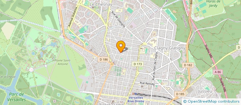 localisation de l'entreprise CASA TIJALI à VERSAILLES