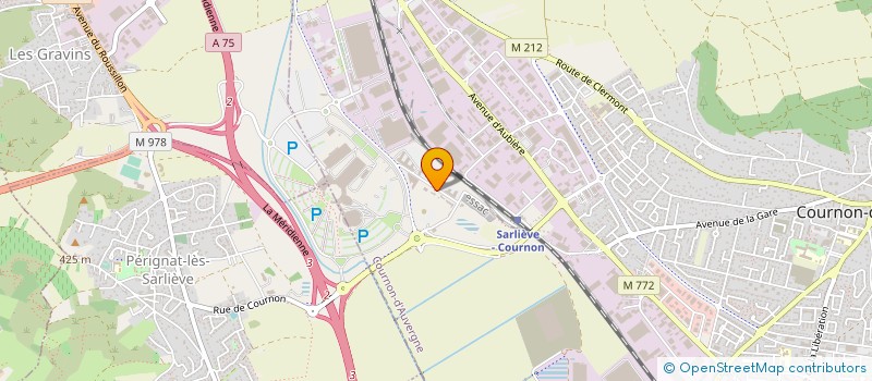 localisation de l'entreprise CASA TROPEZ  COURNON-D'AUVERGNE