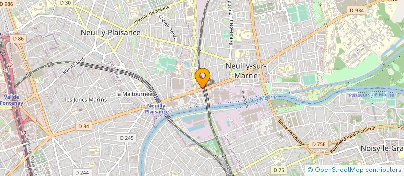 localisation de l'entreprise CASA VALENTINO à NEUILLY-SUR-MARNE