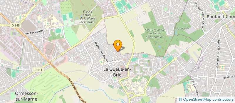 localisation de l'entreprise CASA VERDE  LA QUEUE-EN-BRIE