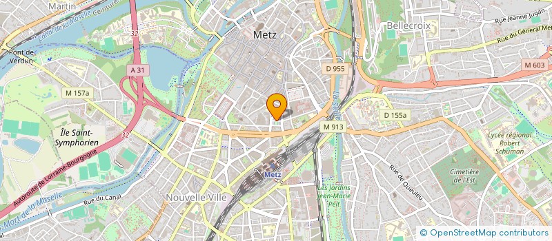 localisation de l'entreprise CASA VICTOR MONTAIGNE  METZ