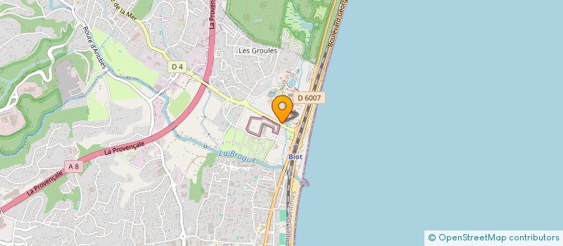 localisation de l'entreprise CASA VISCA à ANTIBES