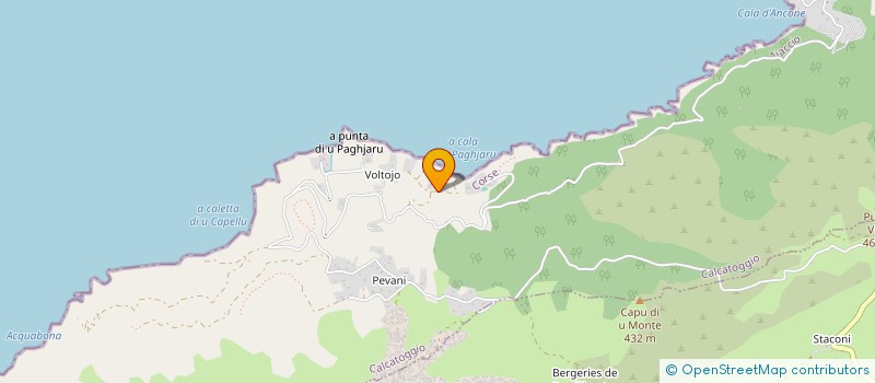 localisation de l'entreprise CASA VOSTRA IMMOBILIER à CALCATOGGIO