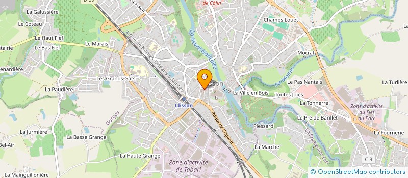 localisation de l'entreprise CASA VRAC à CLISSON
