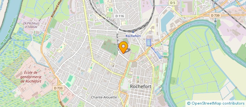 localisation de l'entreprise CASA YOGA  ROCHEFORT