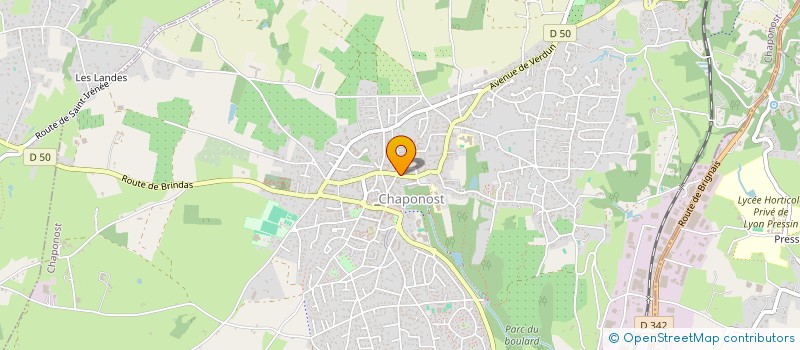 localisation de l'entreprise CASAB à CHAPONOST