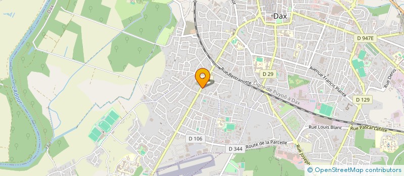 localisation de l'entreprise CASABELLA à DAX