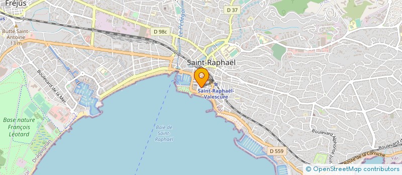 localisation de l'entreprise CASABEN à SAINT-RAPHAEL