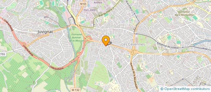 localisation de l'entreprise CASABIANCA à MONTPELLIER