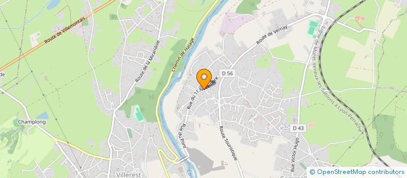 localisation de l'entreprise CASABIANCA  COMMELLE-VERNAY