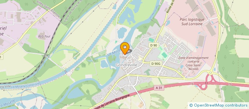 localisation de l'entreprise CASABIERE  GONDREVILLE