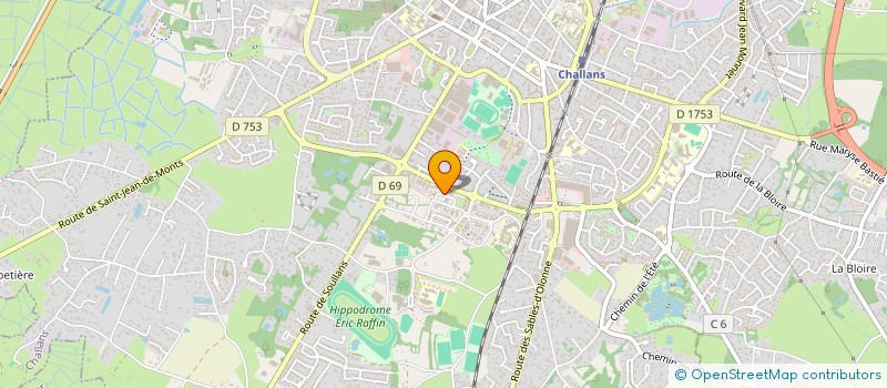 localisation de l'entreprise CASABIO à CHALLANS