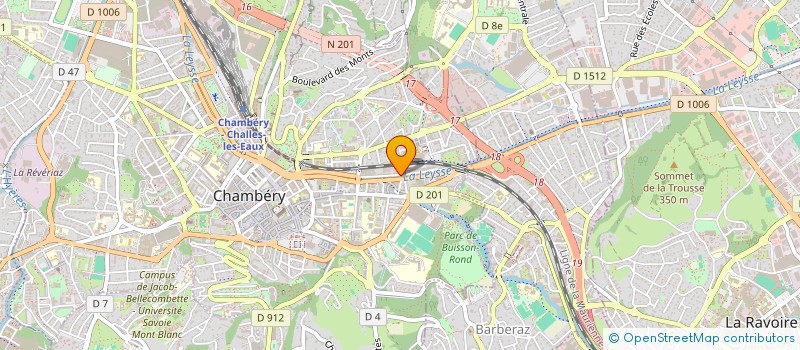localisation de l'entreprise CASABIO CHAMBERY à CHAMBERY