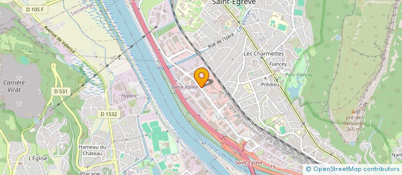 localisation de l'entreprise CASABIO SAINT-EGREVE à SAINT-EGREVE