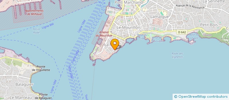 localisation de l'entreprise CASABLANCA  TOULON