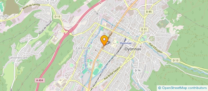 localisation de l'entreprise CASABLANCA à OYONNAX
