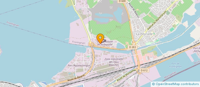 localisation de l'entreprise CASABLANCA à FRONTIGNAN