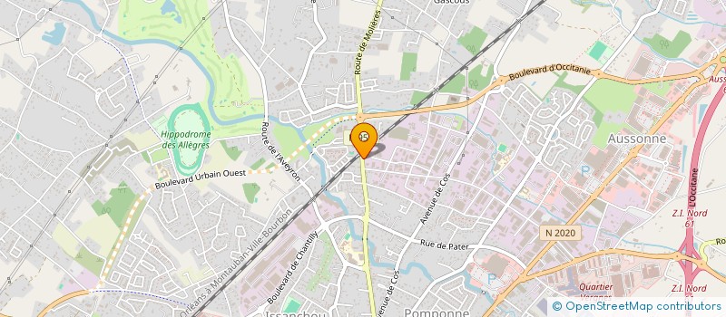 localisation de l'entreprise CASABLANCA  MONTAUBAN