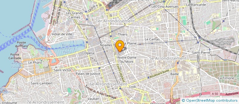 localisation de l'entreprise CASABLANCA DIFFUSION à MARSEILLE