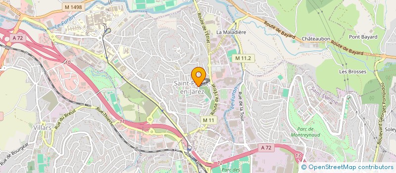 localisation de l'entreprise CASABLANCA PARFUMERIE  SAINT-PRIEST-EN-JAREZ