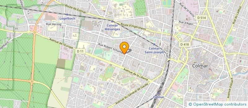 localisation de l'entreprise CASABLANCA VIDEO CLUB COLMAR  COLMAR