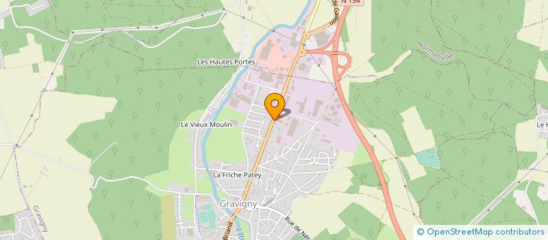 localisation de l'entreprise CASABOX à GRAVIGNY