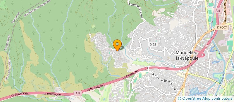 localisation de l'entreprise CASABOX  MANDELIEU LA NAPOULE