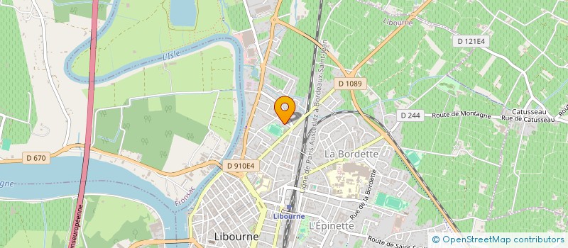 localisation de l'entreprise CASABRIAN  LIBOURNE
