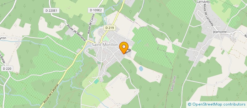 localisation de l'entreprise CASABROQ  SAINT-MORILLON